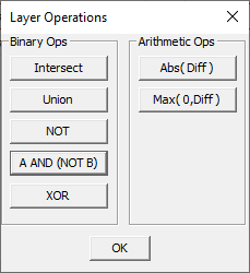 Layer Operations Dialog